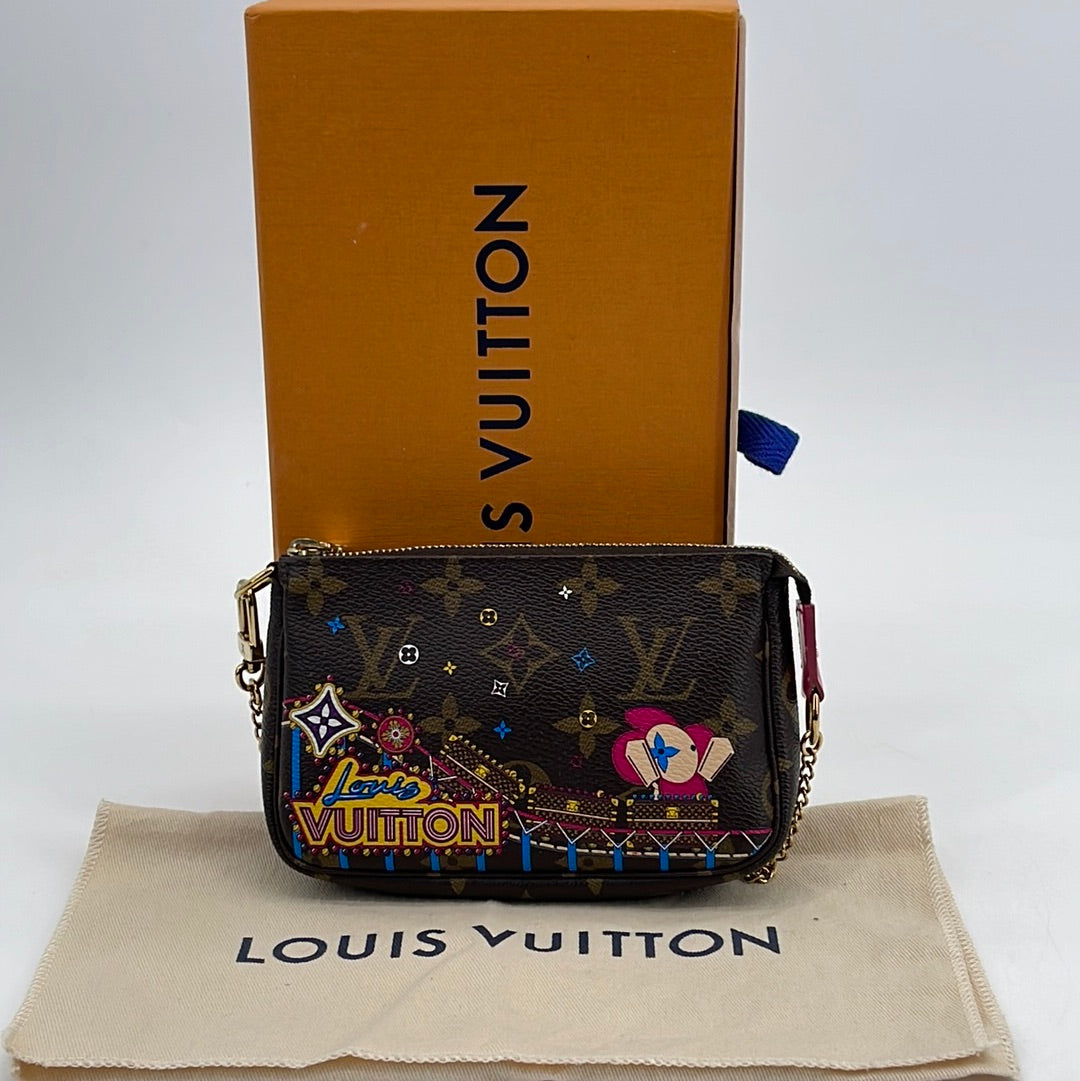 Preloved Louis Vuitton Pastel Monogram Escale Mini Pochette SF2210 110123