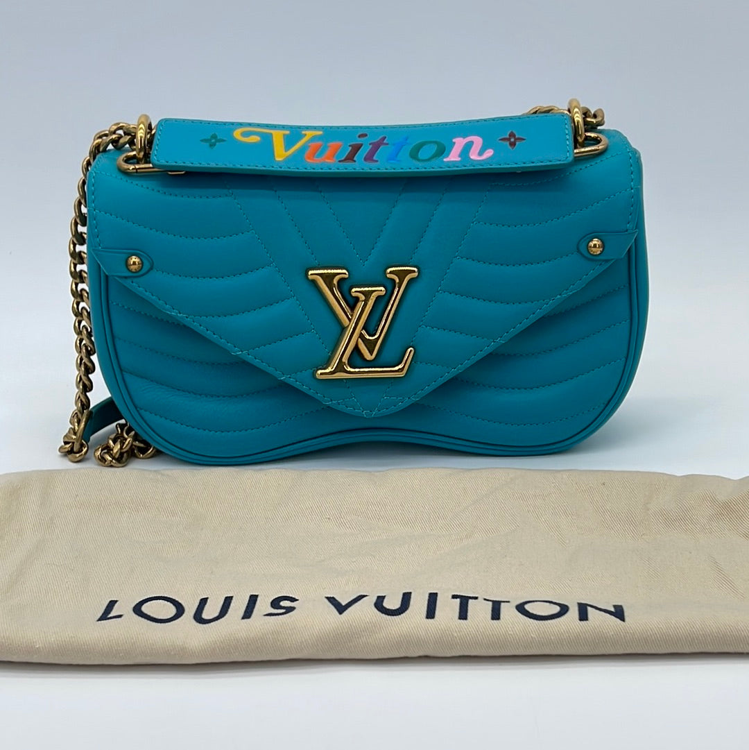Louis Vuitton Green Leather New Wave Chain PM Bag Louis Vuitton