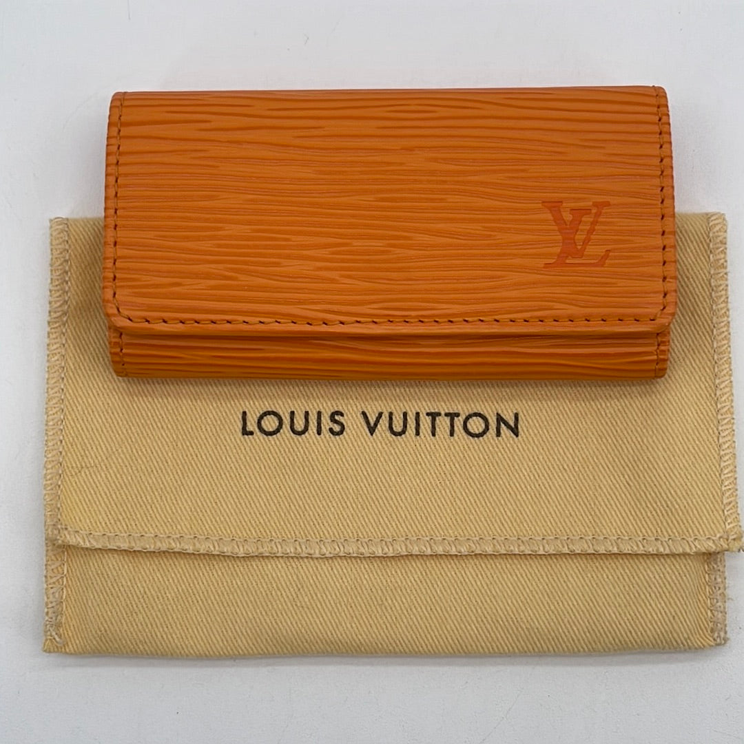 Louis Vuitton Womens EPI Leather Multicles 6 Key Holder Red Wallet