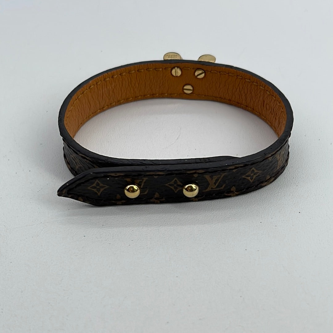 Preloved Louis Vuitton Monogram Essential V Supple Bracelet LE0135 Off 090623