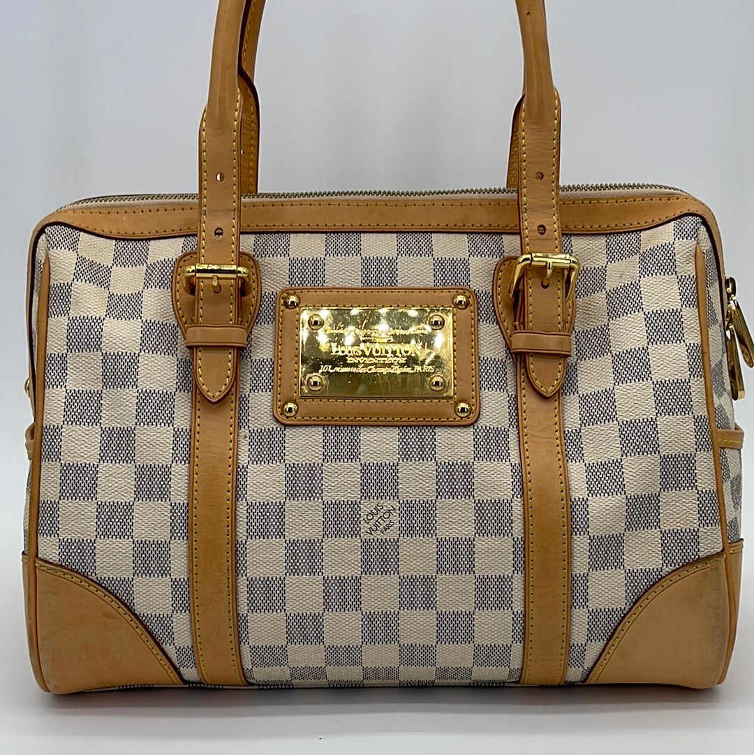 Louis Vuitton Hampstead Handbag Damier PM Brown