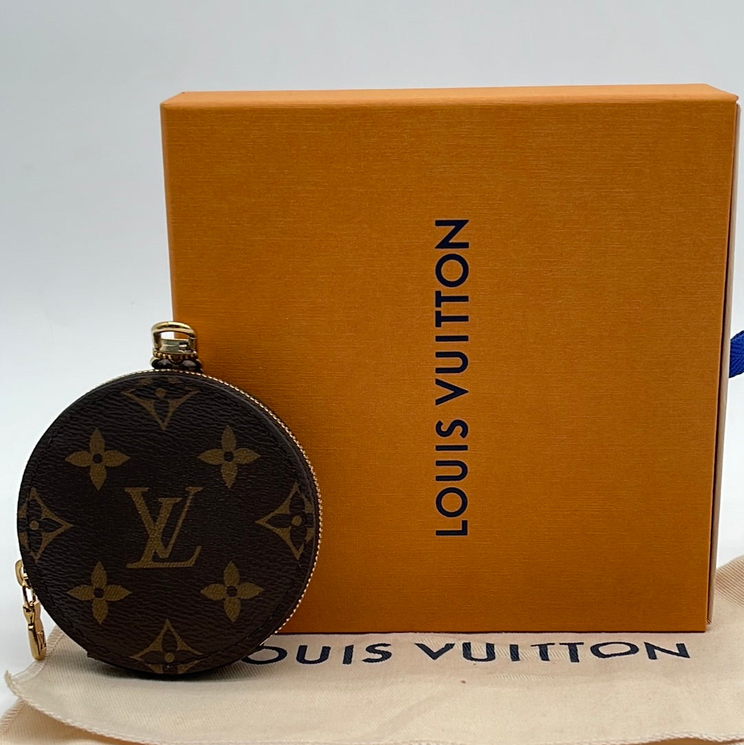 PRELOVED Louis Vuitton Monogram Multi Pochette Accessories Round Coin Key  Pouch G9JKQ8C