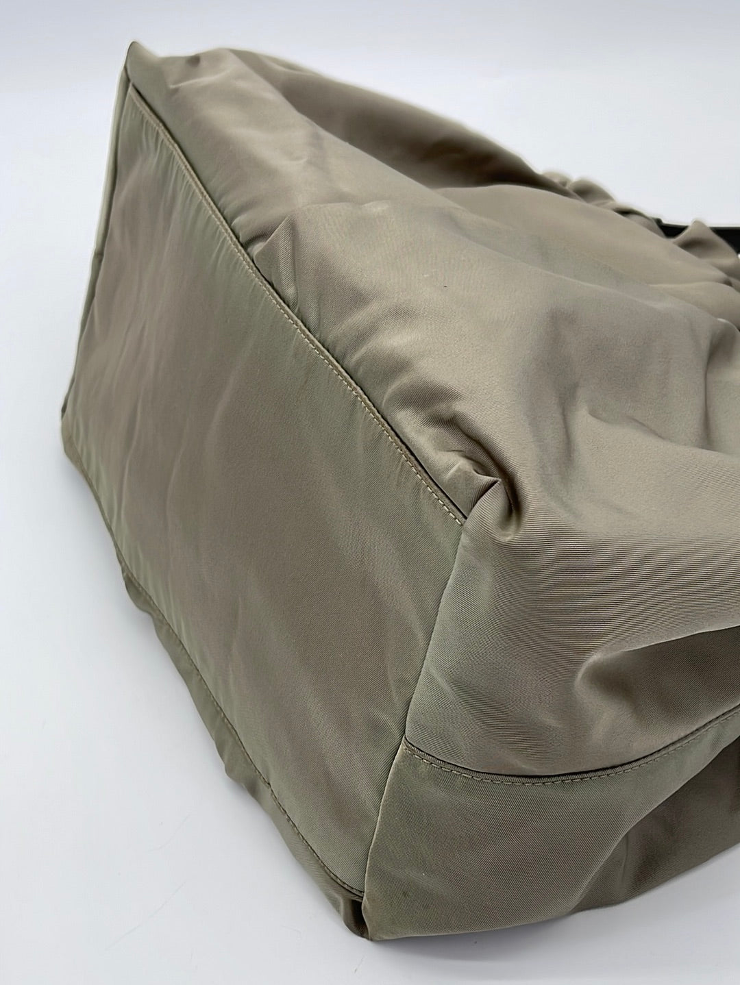 Preloved Prada Green Tessuto and Leather Bow Bag BH3DG2M 050124 H