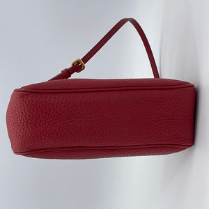Preloved Prada Red Vitello Daino Pochette Bag RDTHR8Q 032224 P