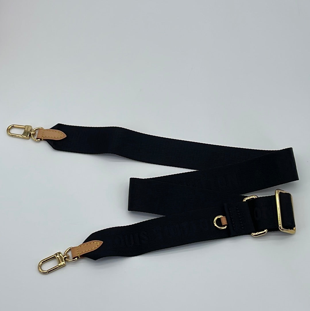Louis Vuitton Black Canvas Shoulder Bag Strap Louis Vuitton | The Luxury  Closet