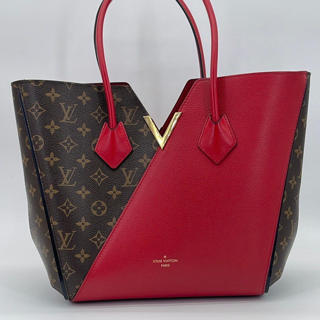 Suedette Regular Style Leather Handbag Organizer for Louis Vuitton  Neverfull PM / MM / GM in Red Color