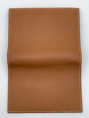 Preloved Hermes Tan Leather Mini Agenda / Day Planner Cover 287MJVD 050124 H
