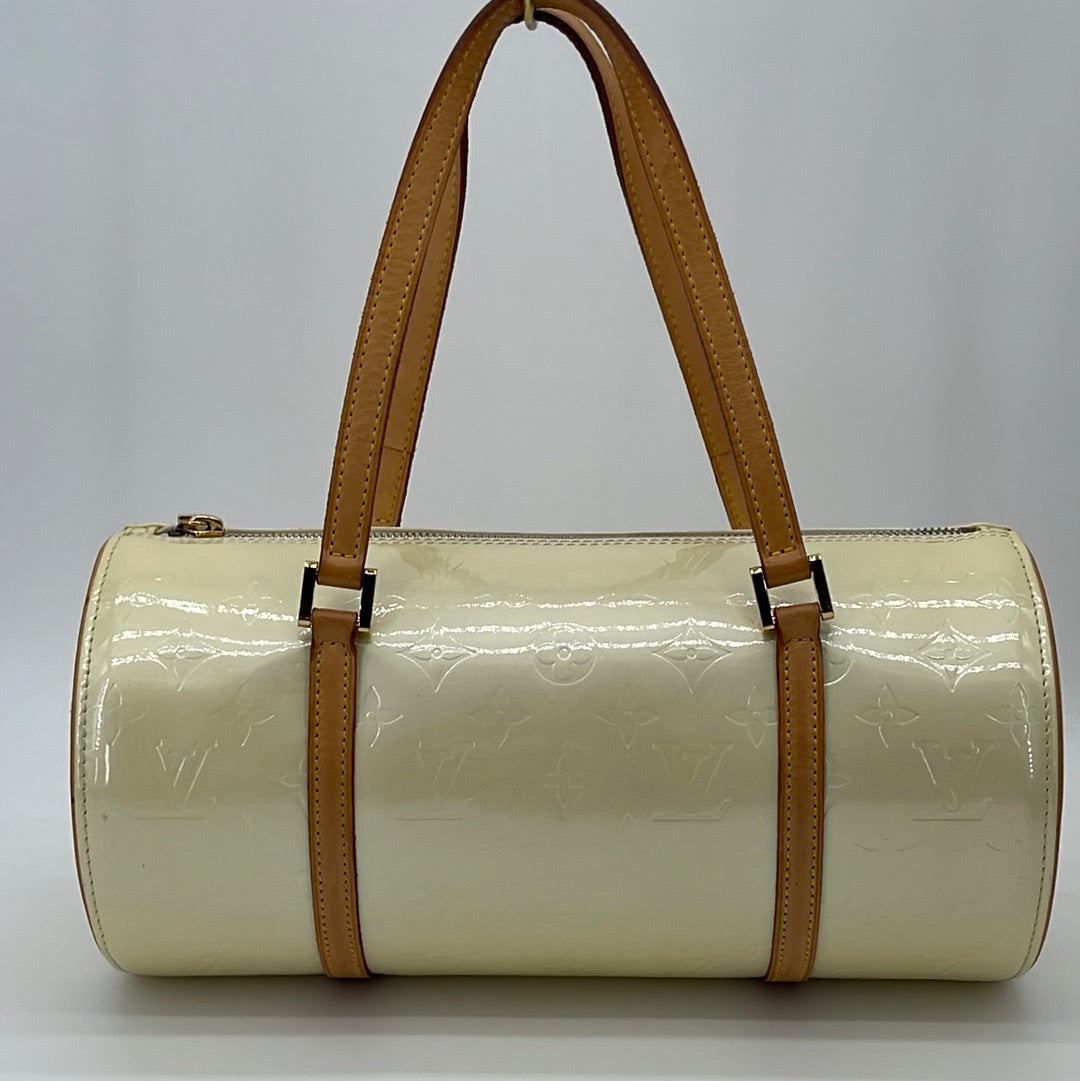 Vintage Louis Vuitton Bedford Yellow Vernis Monogram Shoulder Bag VI0055  082323