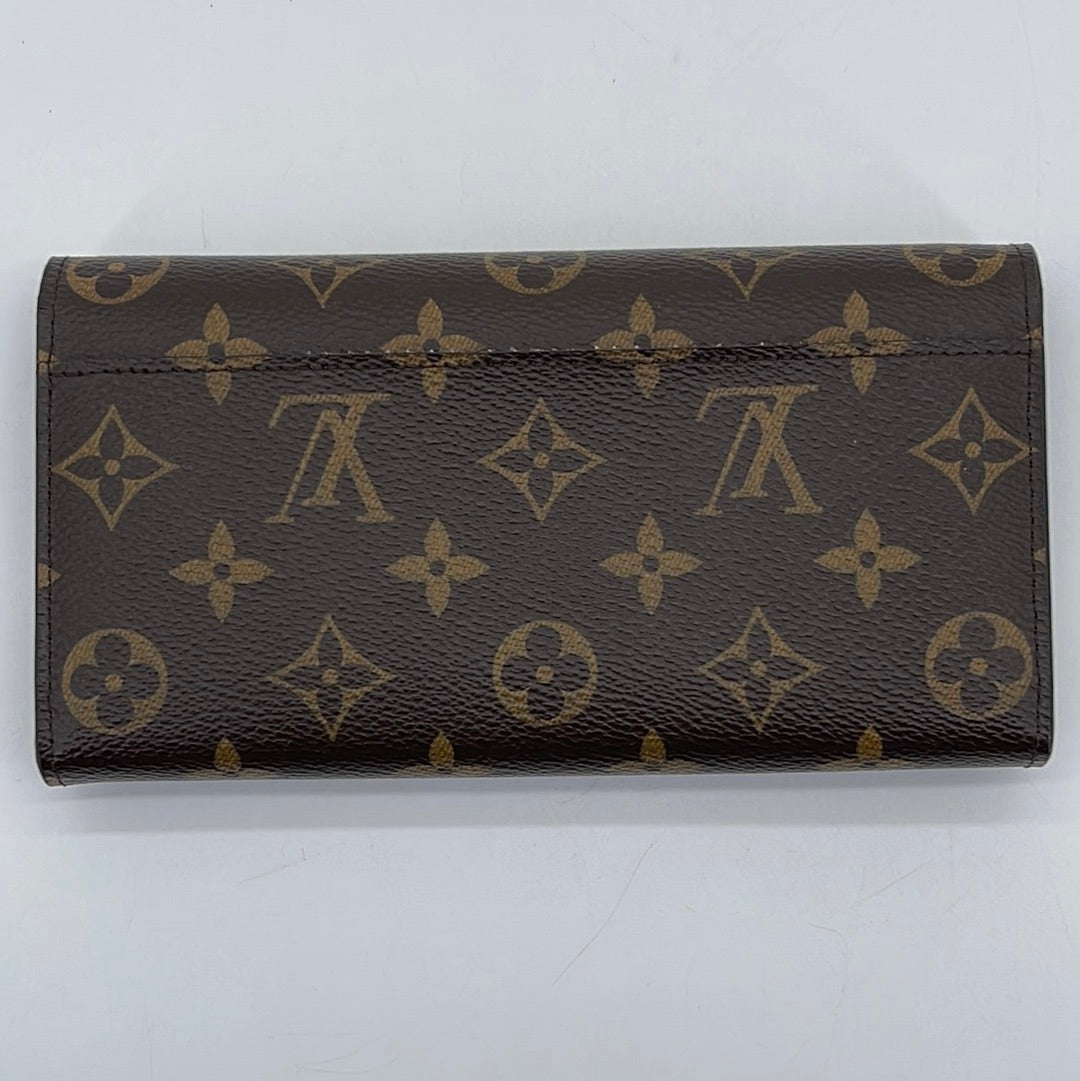 PRELOVED Louis Vuitton Monogram Sarah Long Wallet Fuchsia