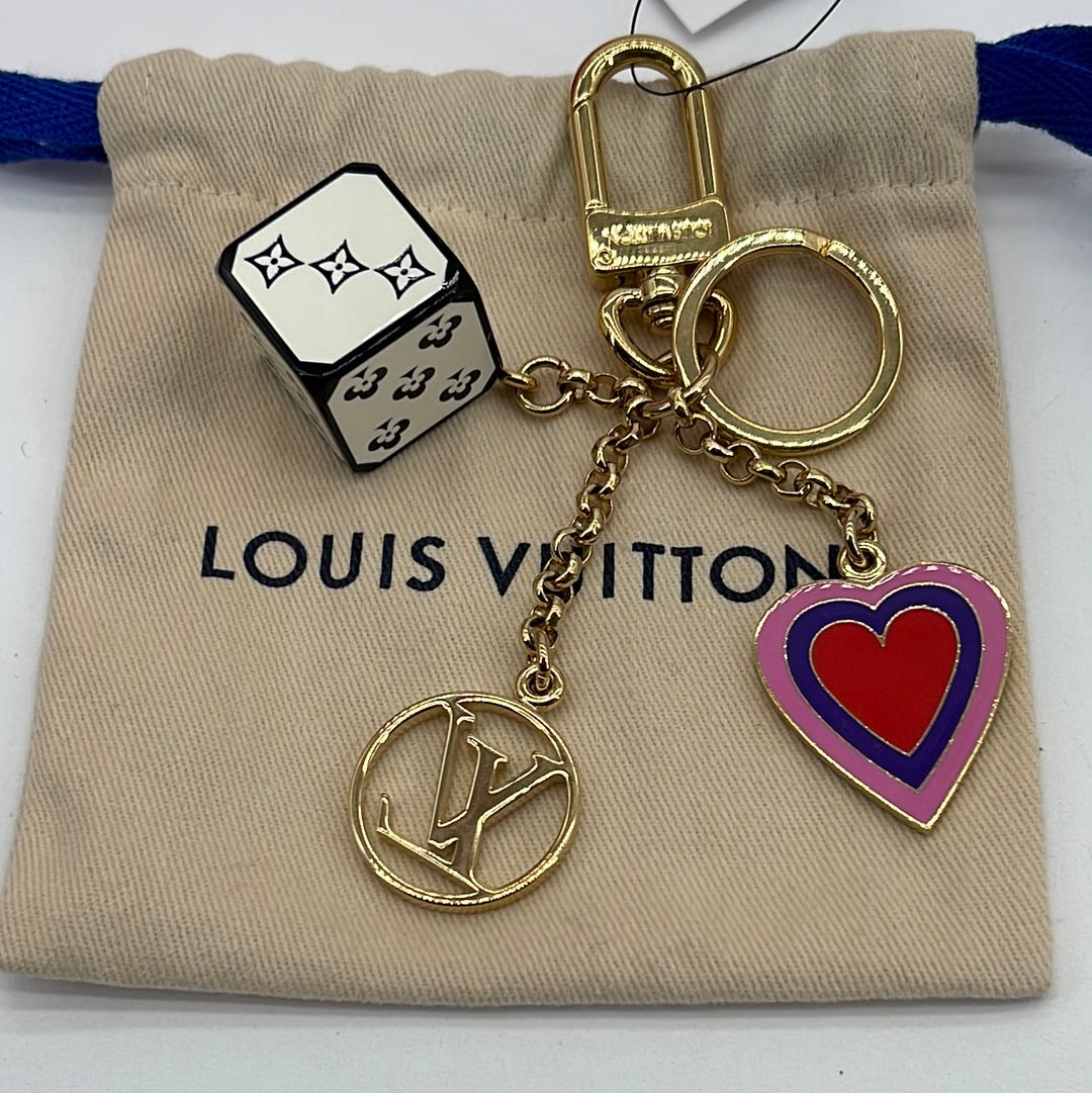 Preloved Louis Vuitton Game On Key Charm Line 89 082323 $50 OFF