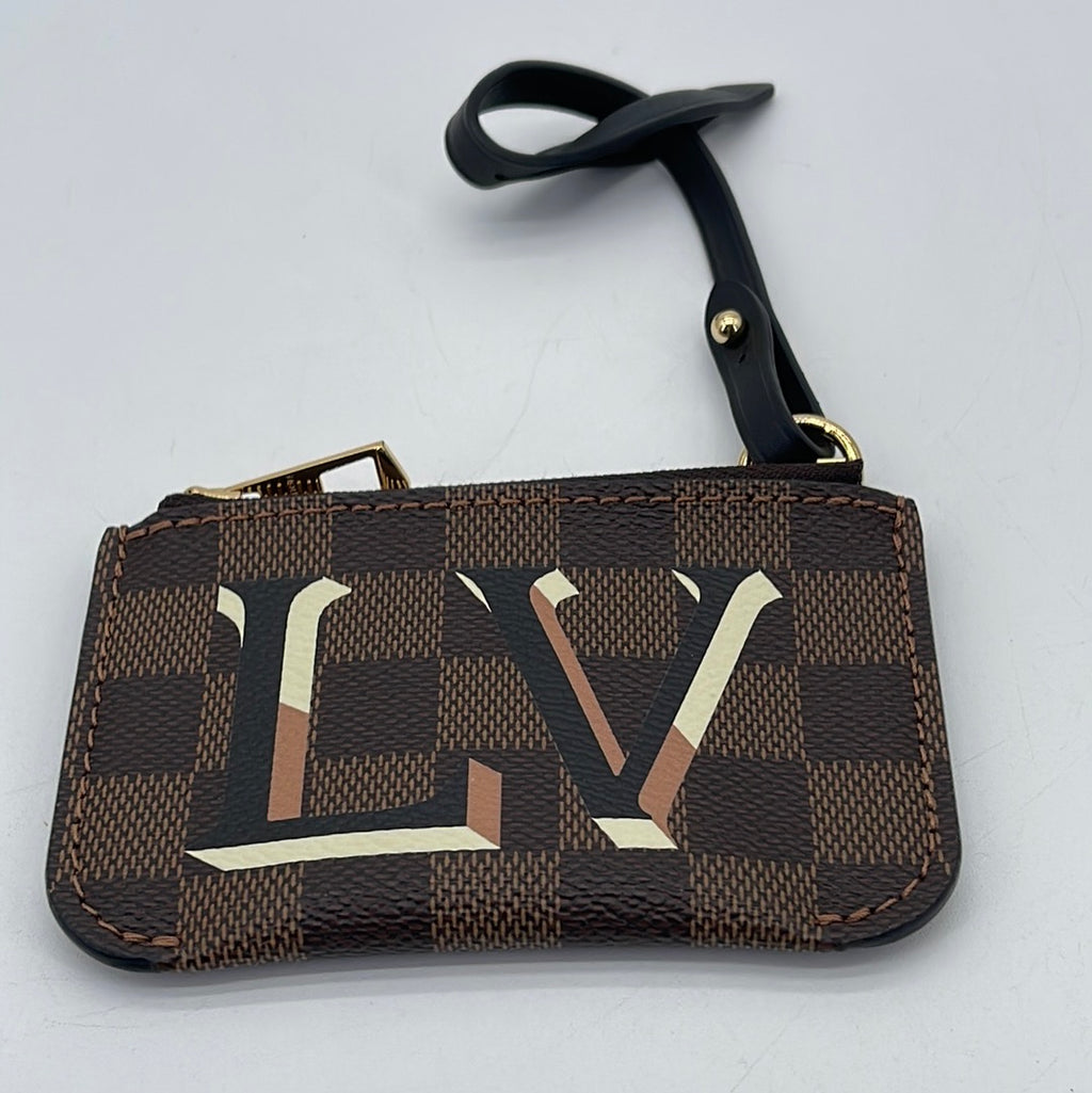 Preloved Louis Vuitton Damier Ebene LV Pochette Cles Coin Pouch GY46TQ4 043024 H
