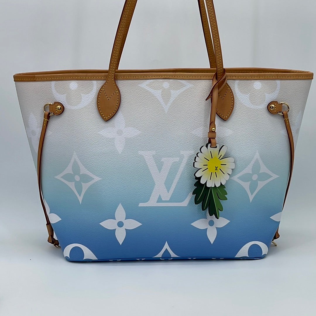 Louis Vuitton Peach Mist Monogram By the Pool Neverfull MM Tote