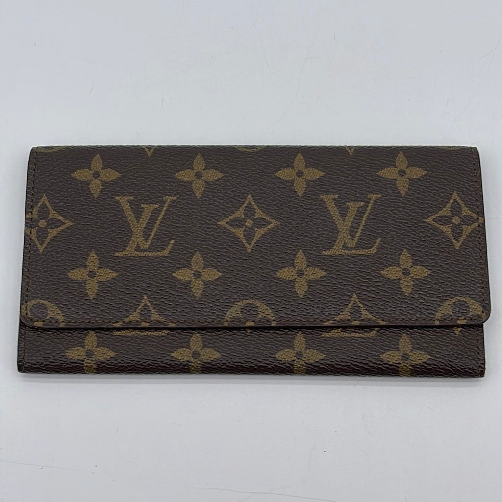 Preloved Louis Vuitton Monogram Checkbook Cover MI8910 022324 H