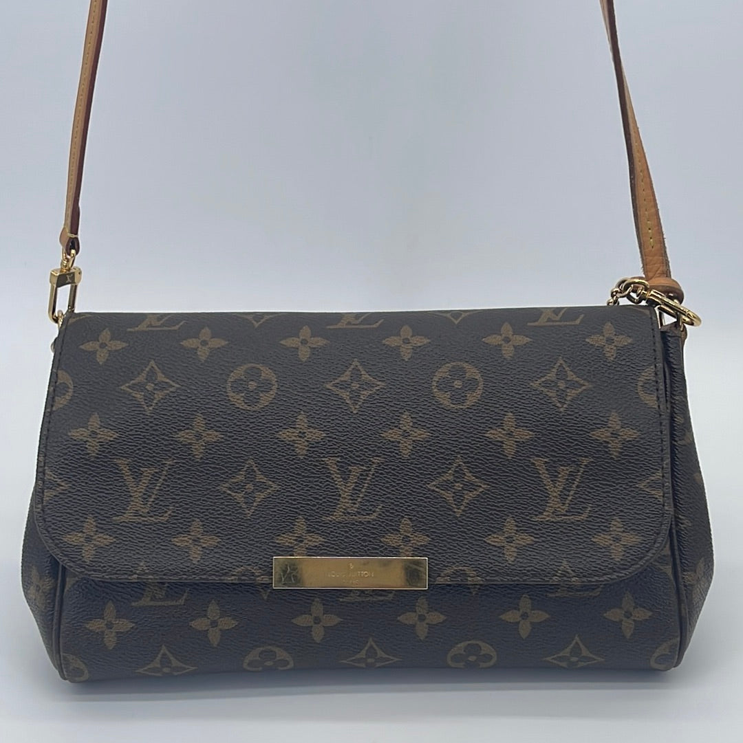 Louis Vuitton Discontinued Monogram Favorite MM Crossbody Flap