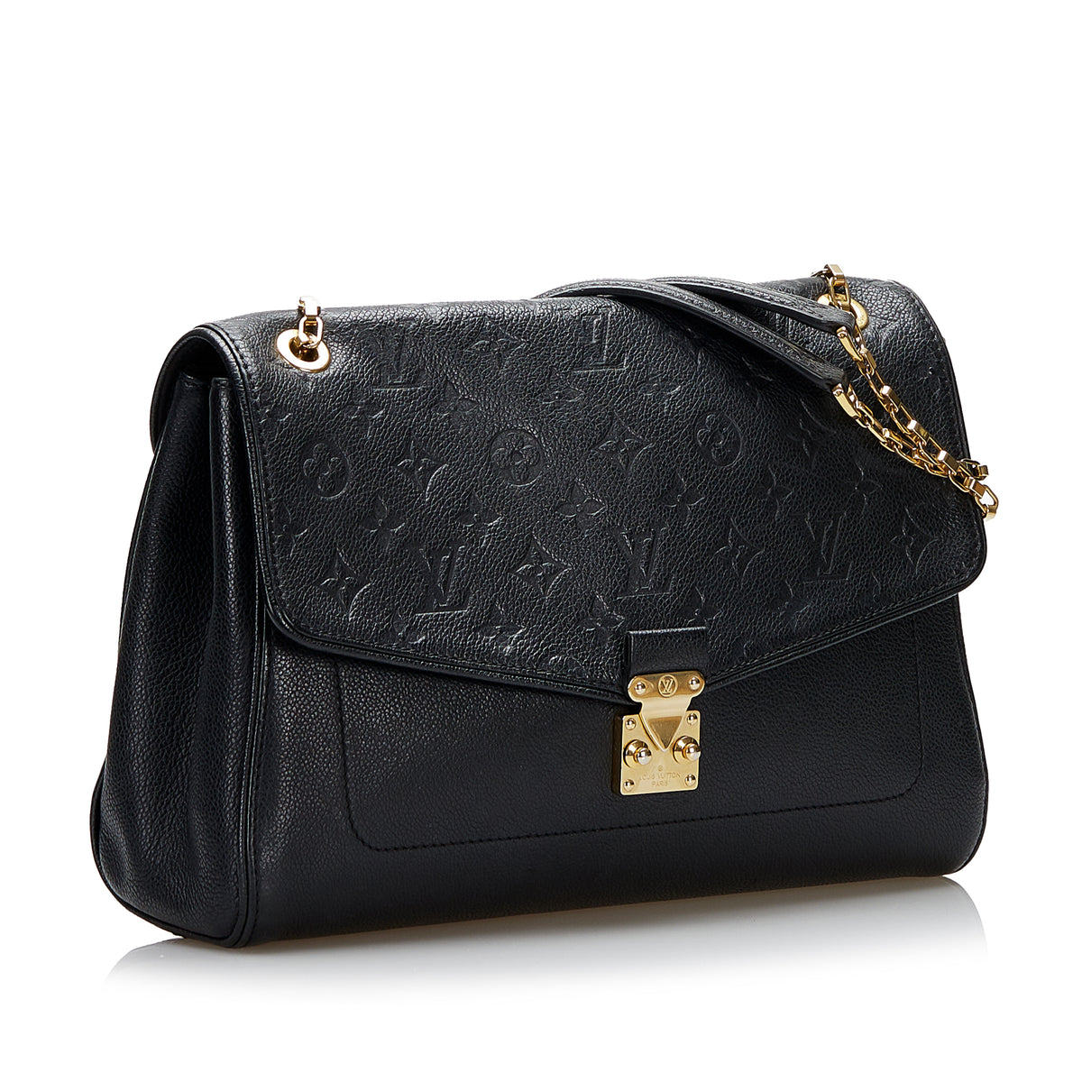 す*へ様 Louis Vuitton ブラック Louis Vuitton S Lock Messenger Crossbody Black Monogram