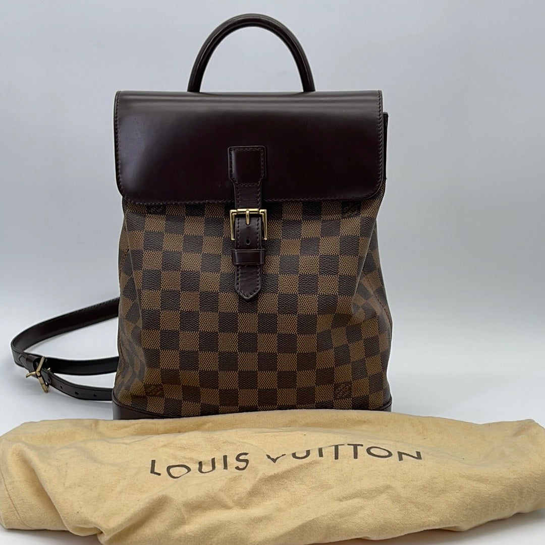 Preloved Louis Vuitton Damier Ebene Neverfull PM Tote Bag MB2121 110223