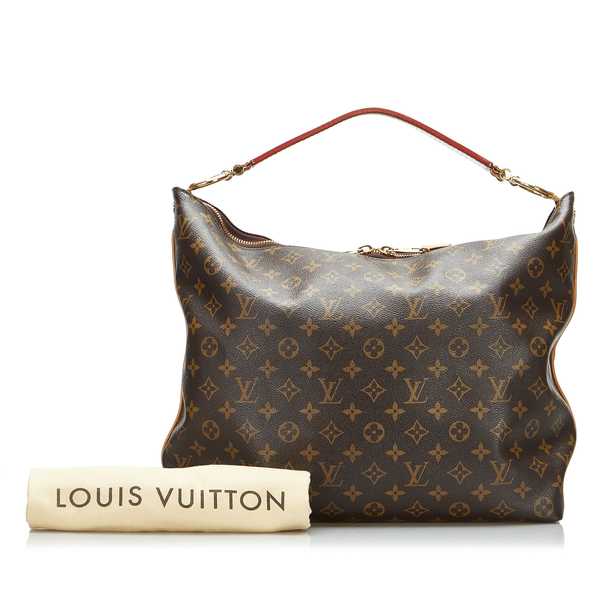 Preloved Louis Vuitton Sully MM Monogram Hobo Shoulder Bag TJ0164 080123  $150 OFF