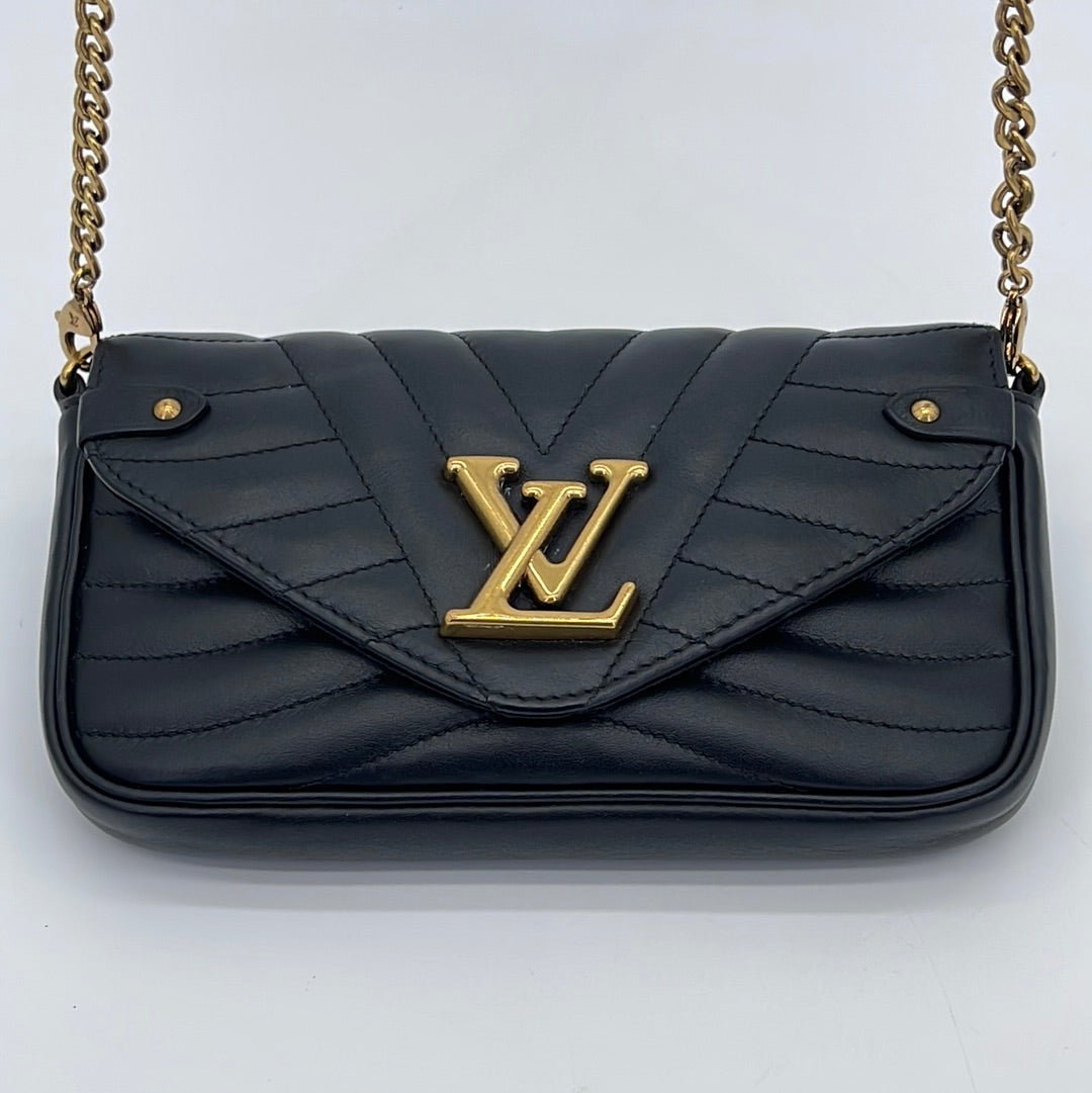 Louis Vuitton New Wave PM Quilted Leather Chain Bag
