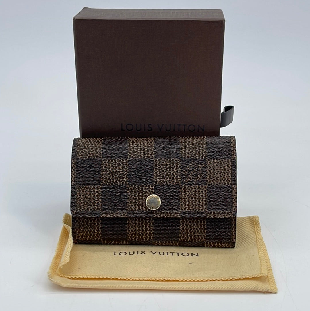 Louis Vuitton, Bags, Louis Vuitton Key Pouch Damier Azur