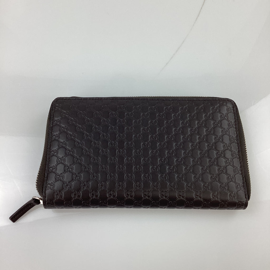 Preloved Gucci Black Microguccissima Zippy Long Wallet J343MXW 042624 B