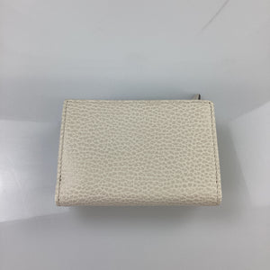 Preloved Gucci White Leather Marmont Compact Wallet YDQ3T9V 042624 B