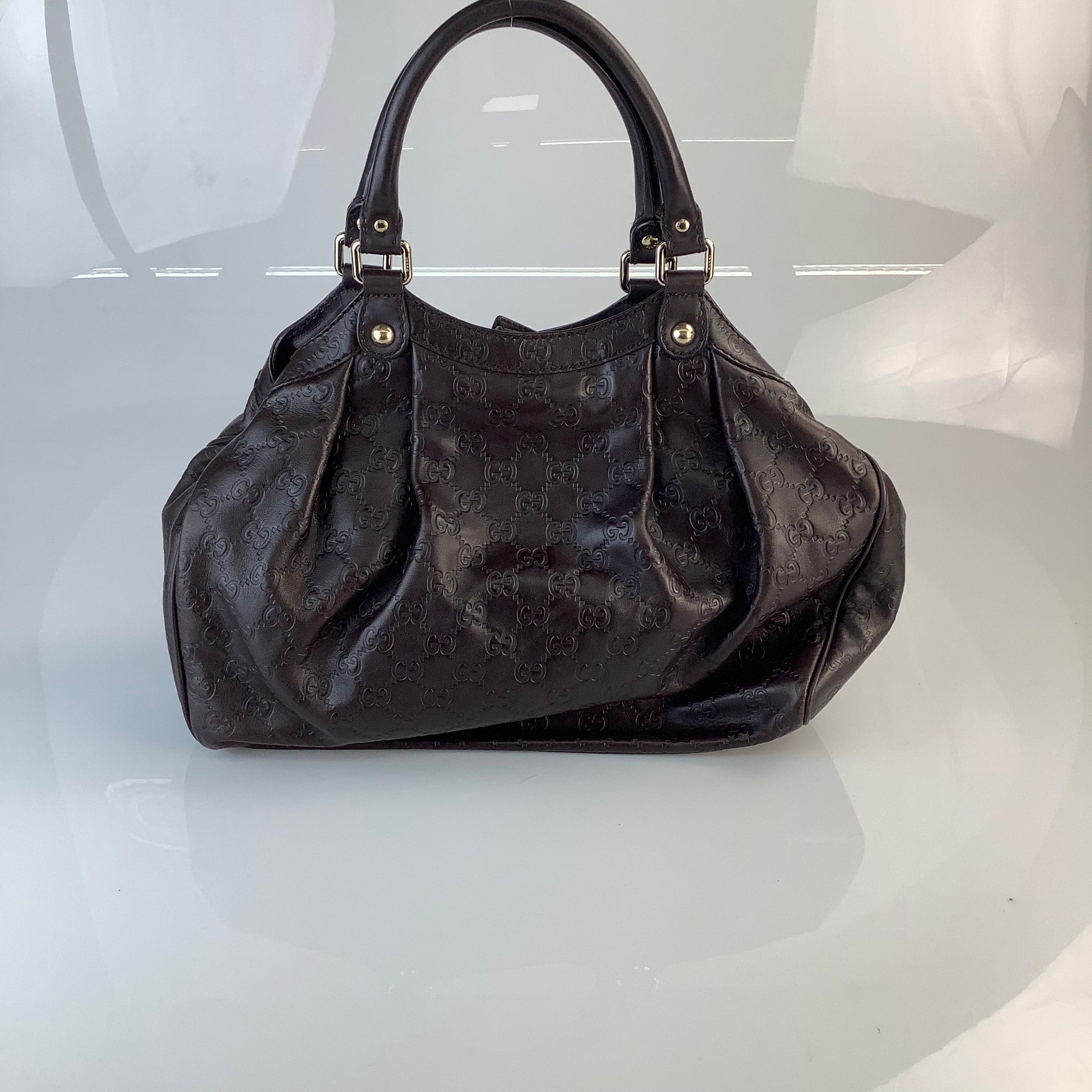 Preloved Gucci Brown Guccissima Leather Sukey Shoulder Bag CKBBV9Q 041524 B