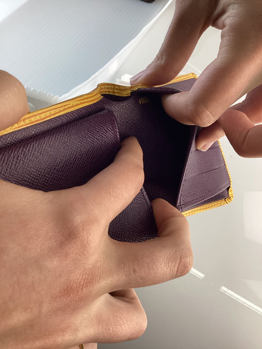 Preloved Louis Vuitton Yellow Epi Leather Marco Men’s BiFold Wallet M