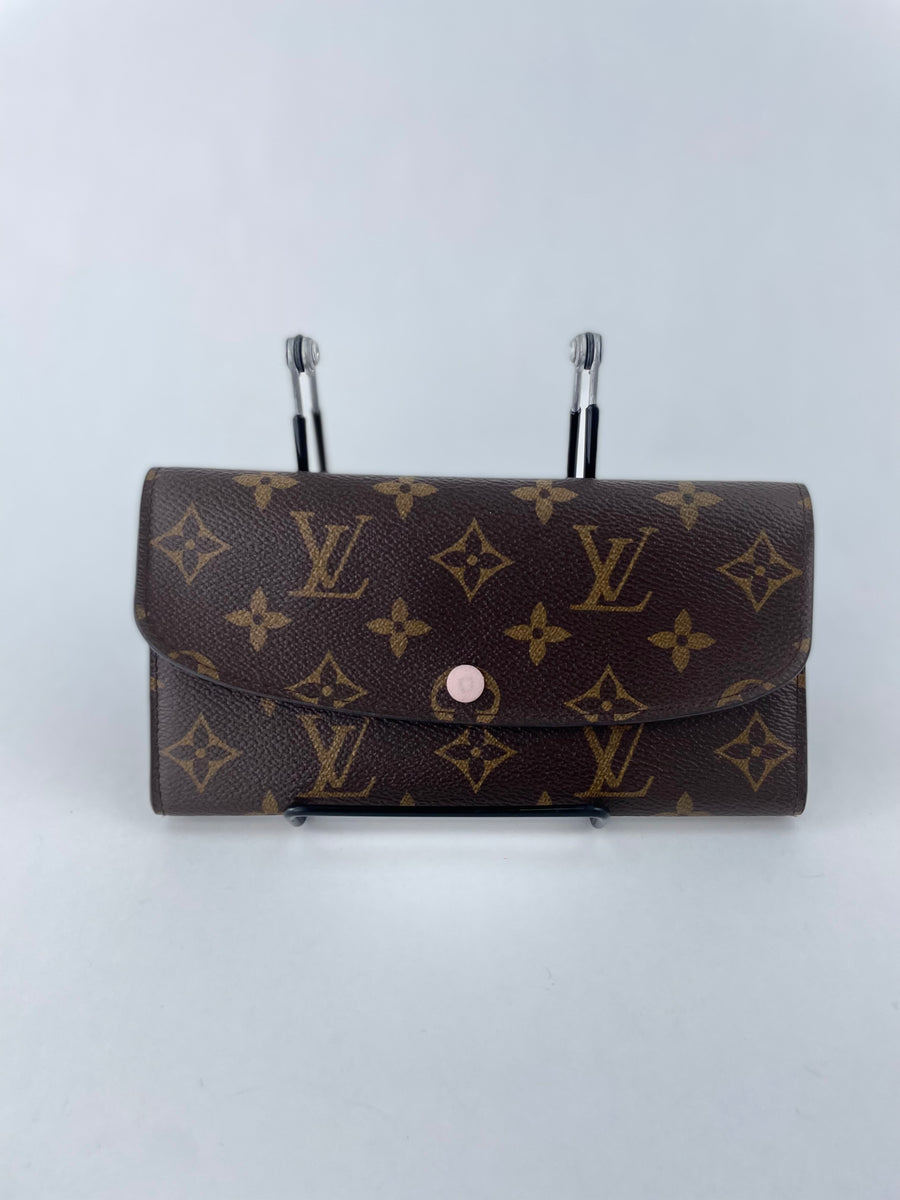 Shop Louis Vuitton PORTEFEUILLE EMILIE 2023 SS Monogram Bi-color Leather  Logo Long Wallets by Gluecklich