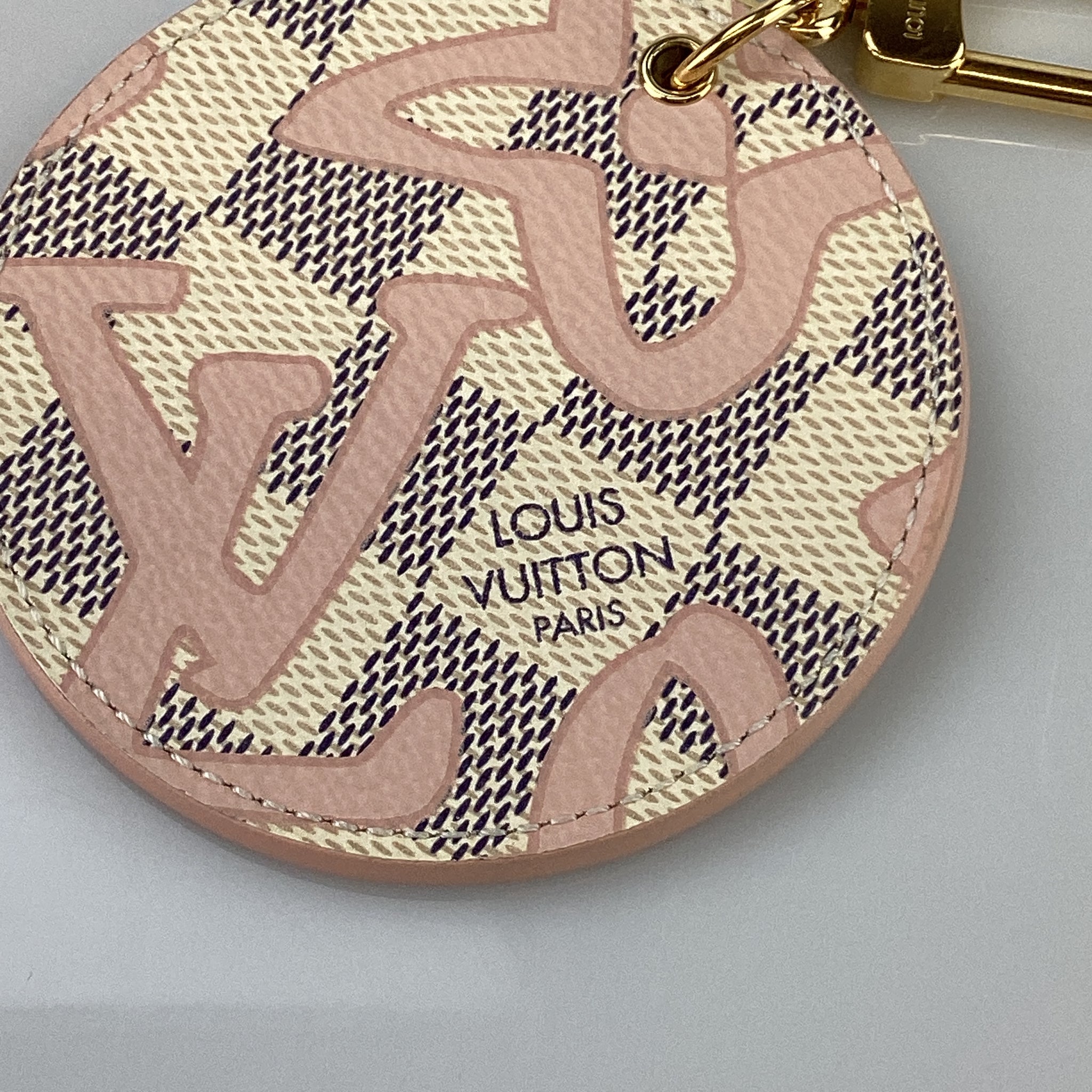 Preloved Louis Vuitton Damier Azur Bag Charm VQ3BGC8 043024B