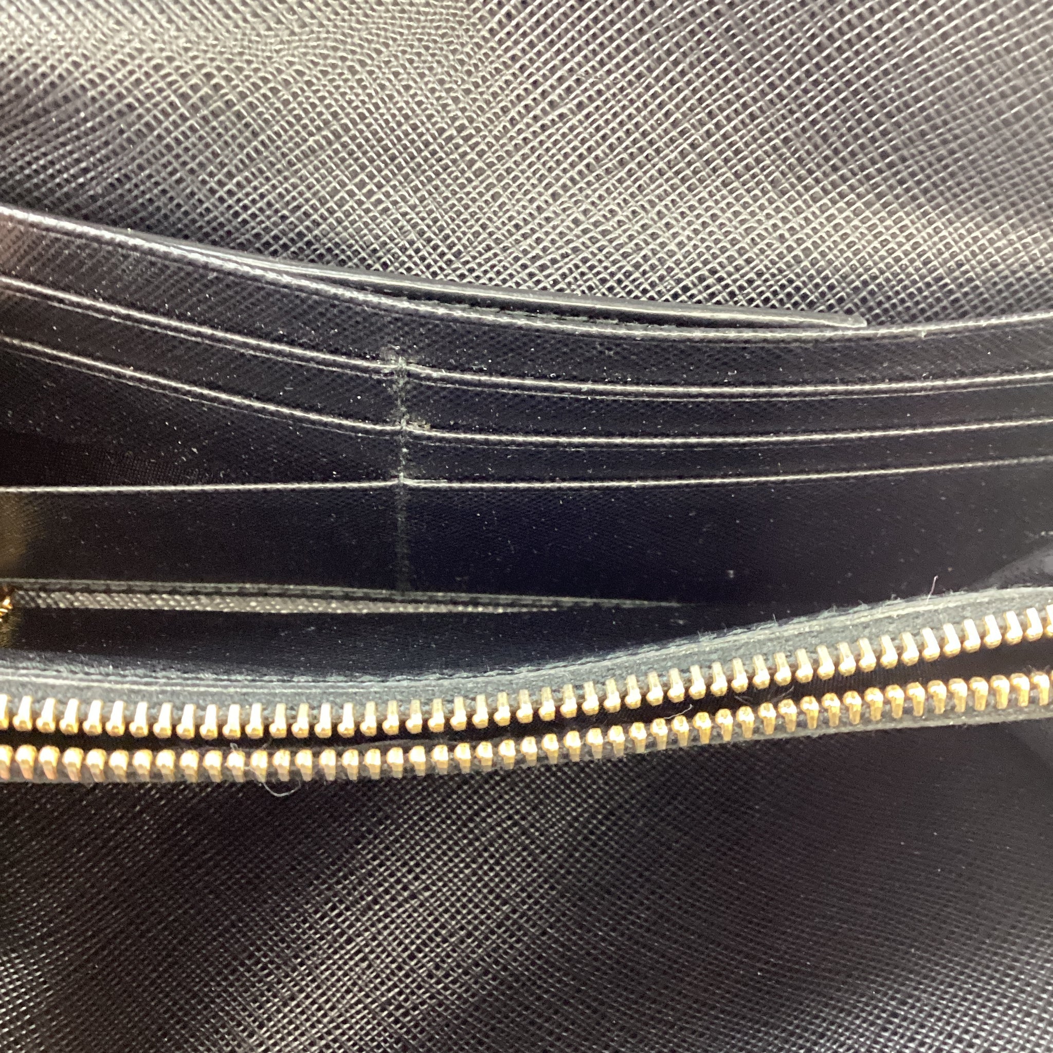 Preloved Prada Black Saffiano Long Wallet X7XW8QY 042624 B