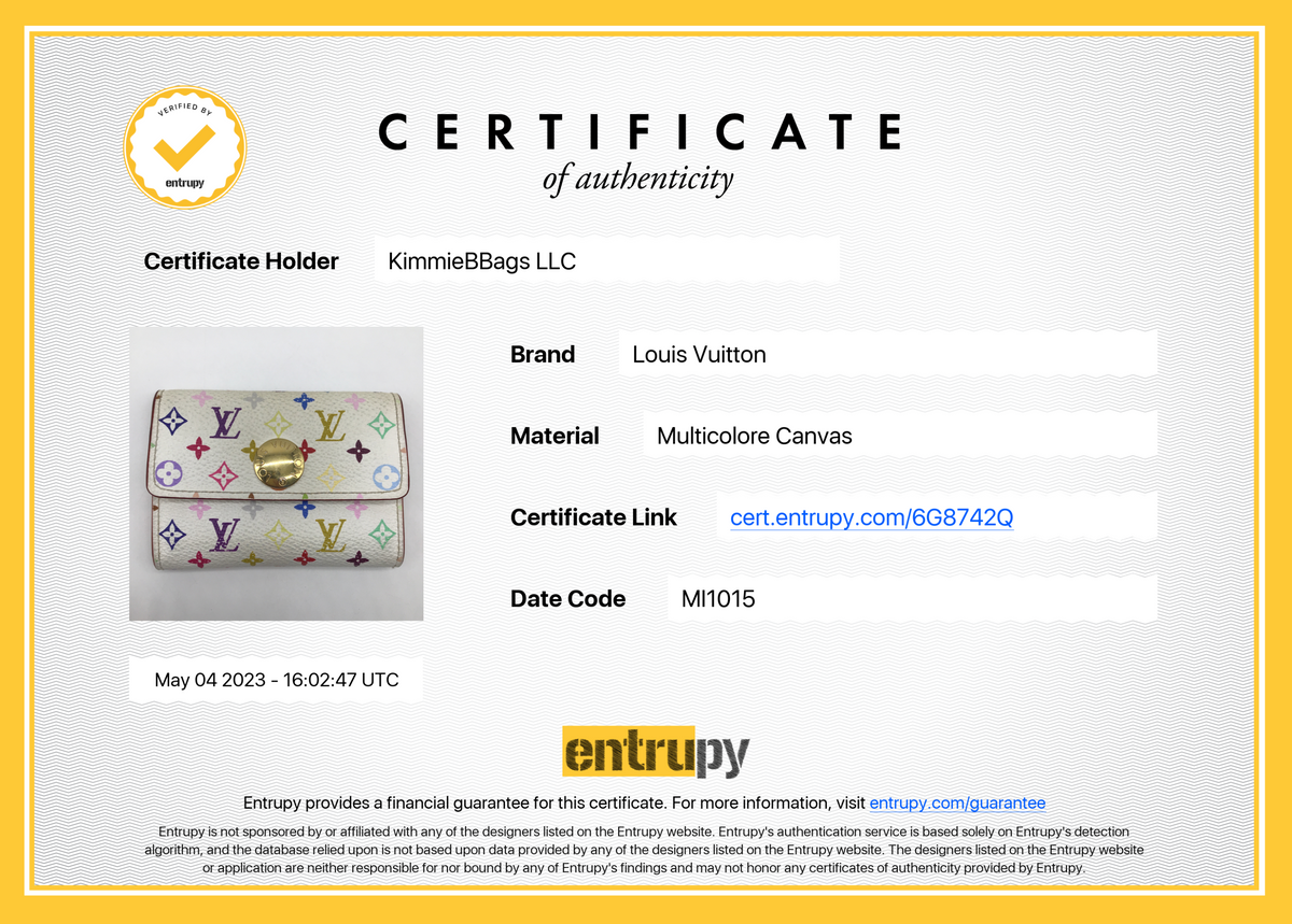 PRELOVED Louis Vuitton Multicolor Card Holder Mi1015 050523 – KimmieBBags  LLC