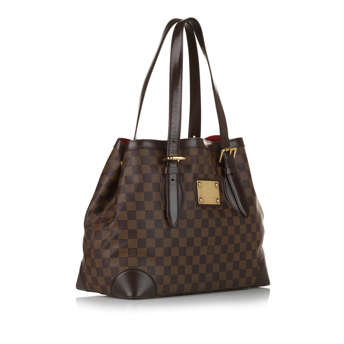 Louis Vuitton 2008 Pre-owned Damier Ebene Hampstead mm Tote Bag - Brown