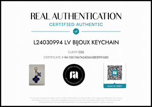 Preloved Louis Vuitton Gold Bijoux Keychain DP0123 043024B