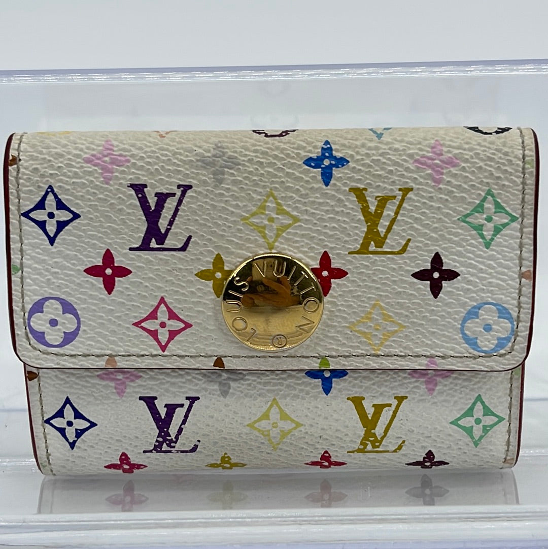 PRELOVED Louis Vuitton Multicolor Card Holder Mi1015 050523