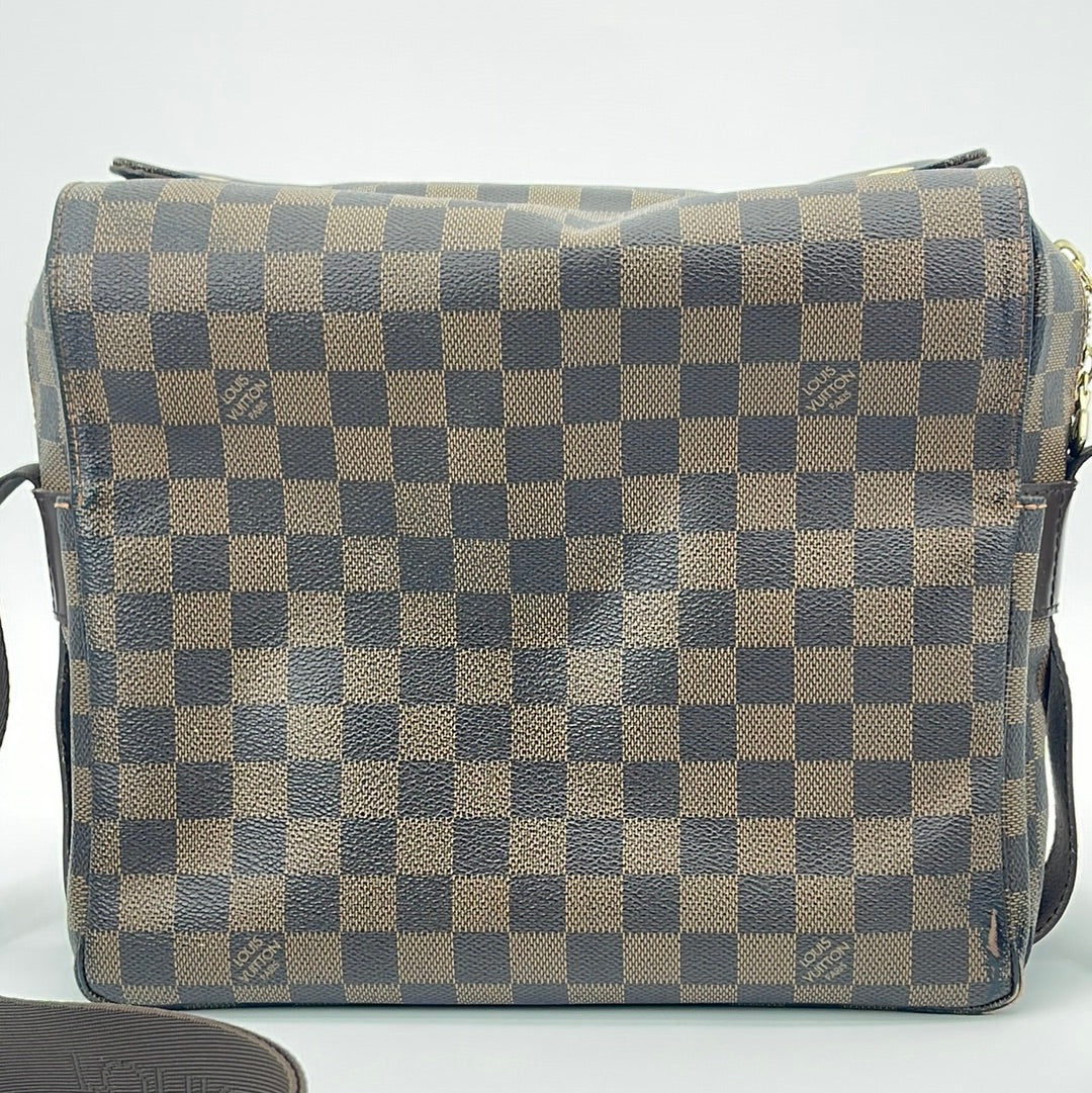 Louis Vuitton, Bags, Louis Vuitton Bag Damier Ebene Canvas Naviglio Shoulder  Messenger Bag