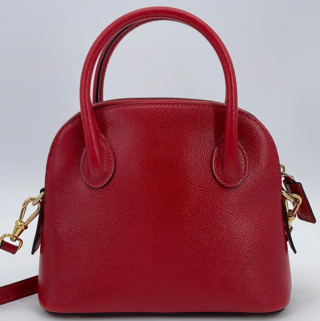 Celine Leather Bowler Bag - Red Handle Bags, Handbags - CEL254122