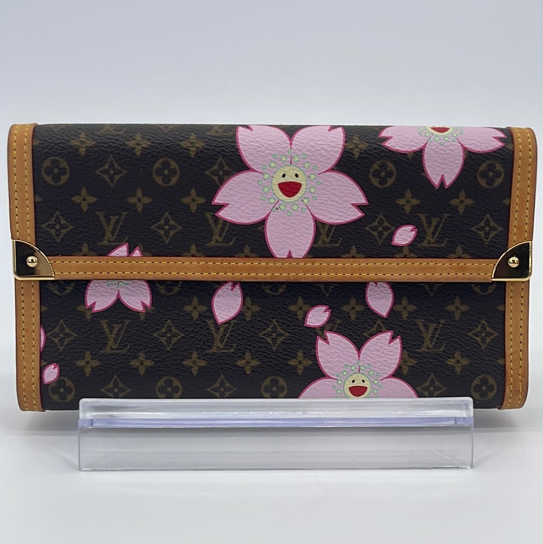 Louis Vuitton Cherry Blossom International Wallet - Pink Wallets,  Accessories - LOU231591