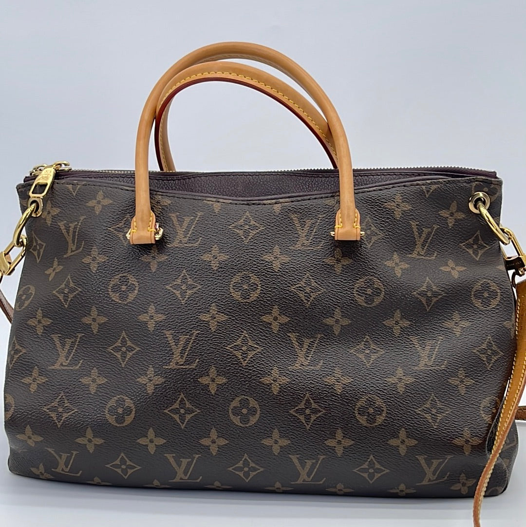 Preloved Louis Vuitton Pallas MM Crossbody Bag CA1195 051523