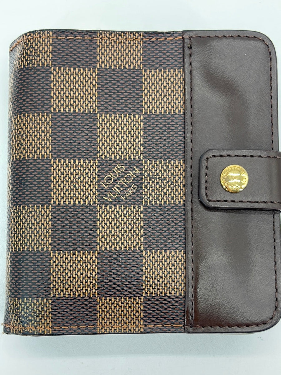 Louis Vuitton Damier Compact Zip Bifold Wallet 