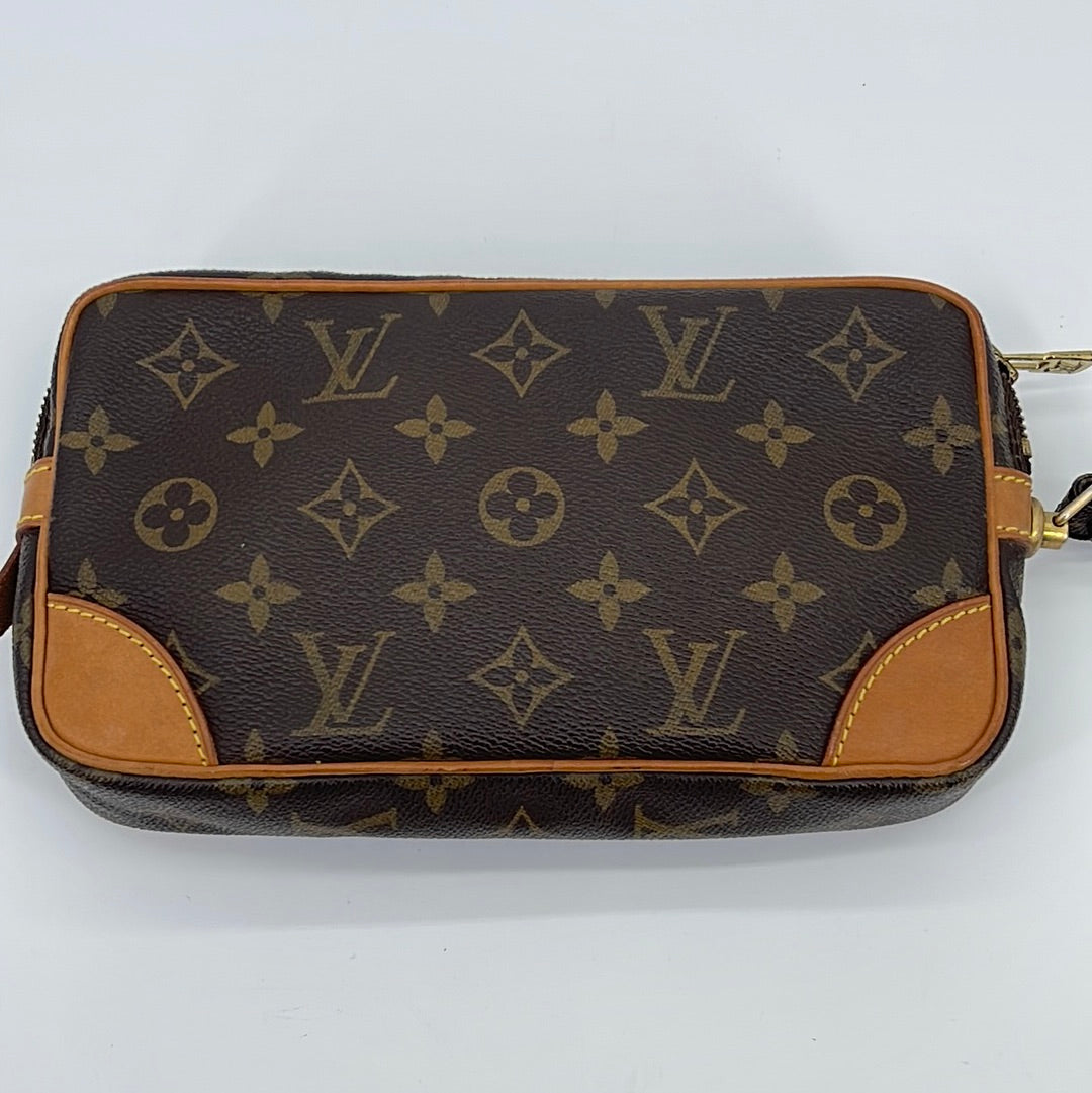 Louis Vuitton Monogram Marly Dragonne PM - Brown Clutches, Handbags -  LOU798091