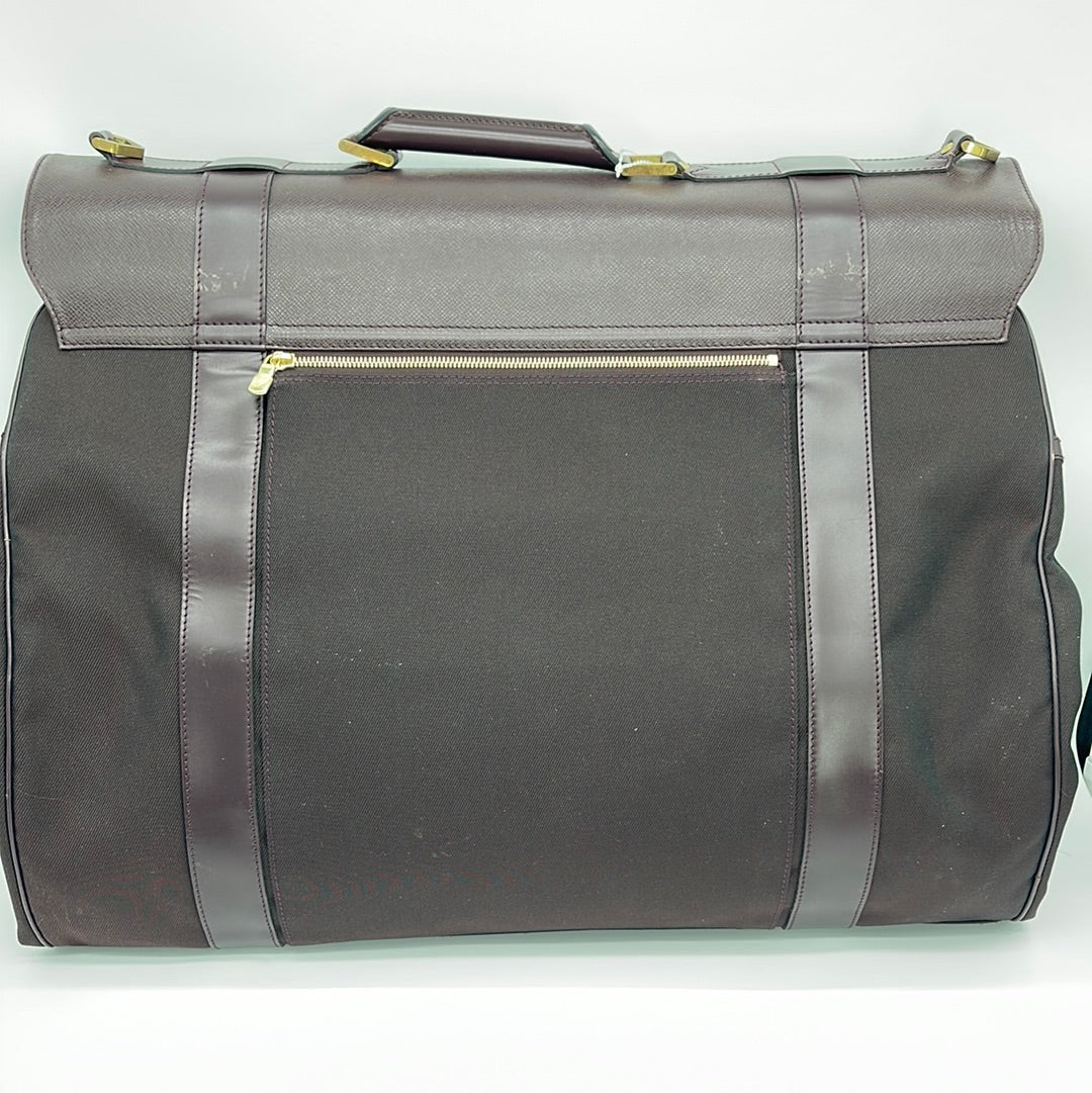 Used Louis Vuitton Del Su Taiga Brw/Nylon/Brw/Plain Bag