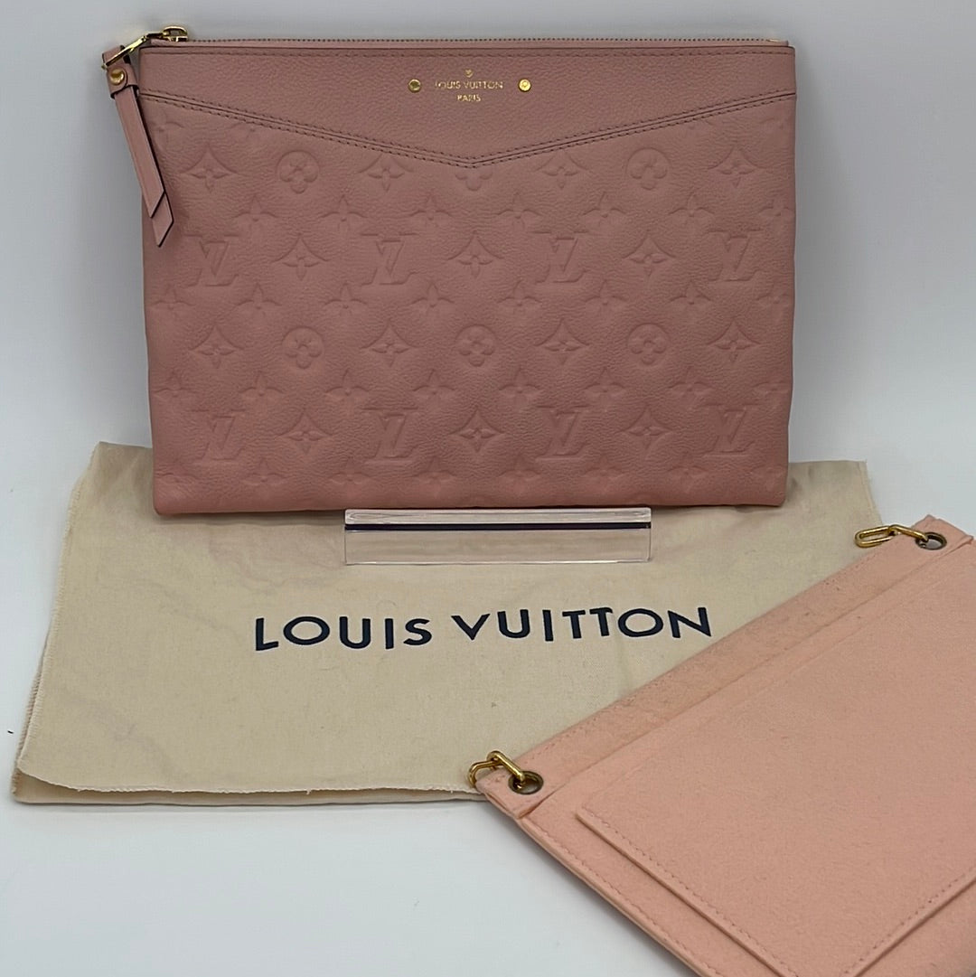 Louis Vuitton Empreinte Daily Pouch Rose Poudre