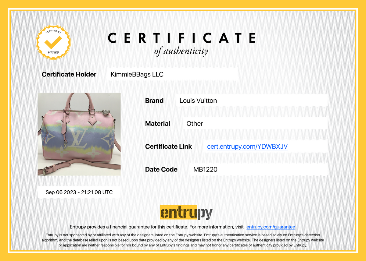 Brand New) Limited Edition Speedy Bandoulière 30 in Escale Pastel (MB2210)  - Reetzy
