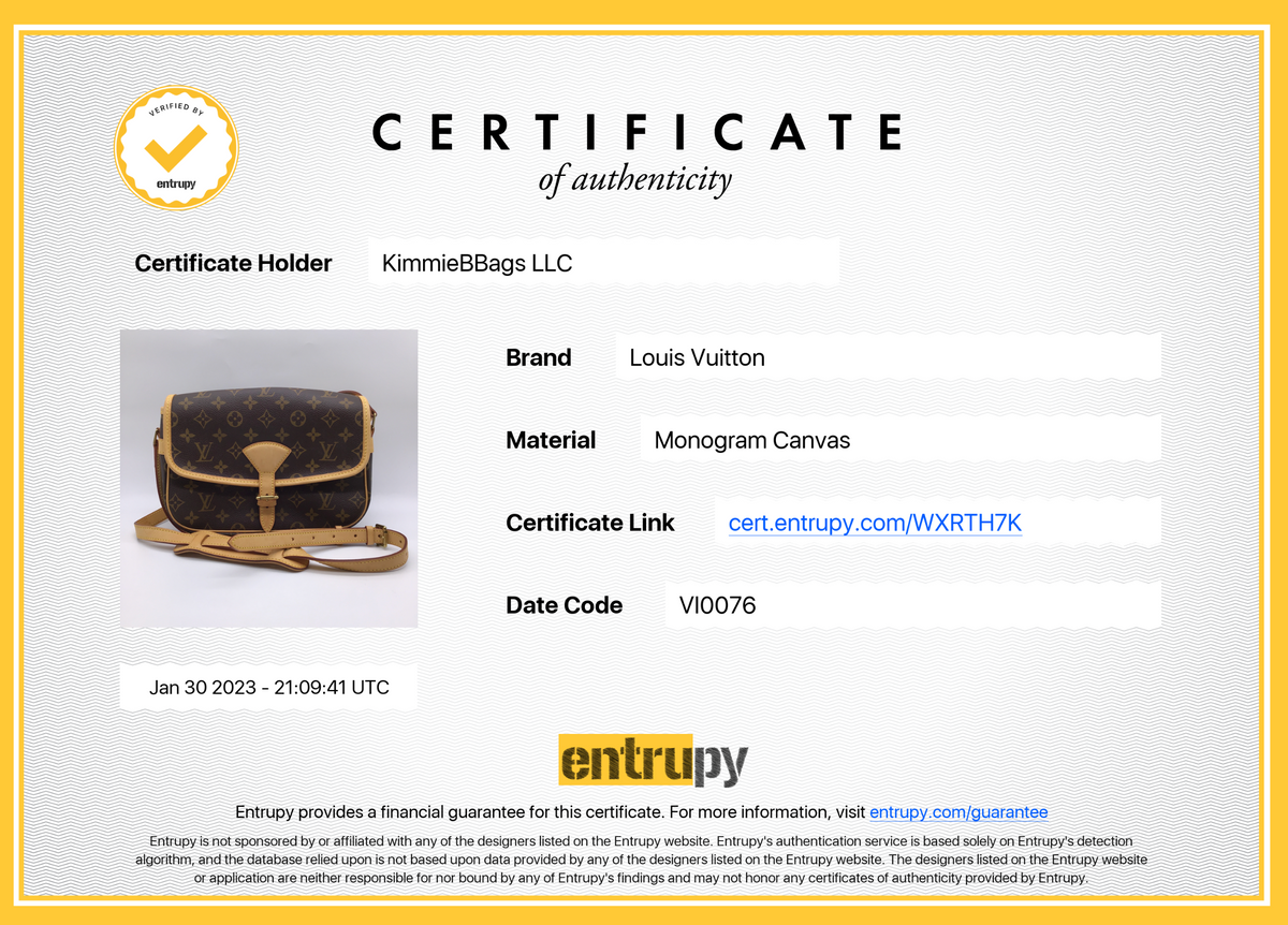 Vintage Louis Vuitton Sologne Monogram Crossbody Bag VI0076 013023 Vintage Louis Vuitton Sologne Monogram Crossbody Bag VI0076 013023