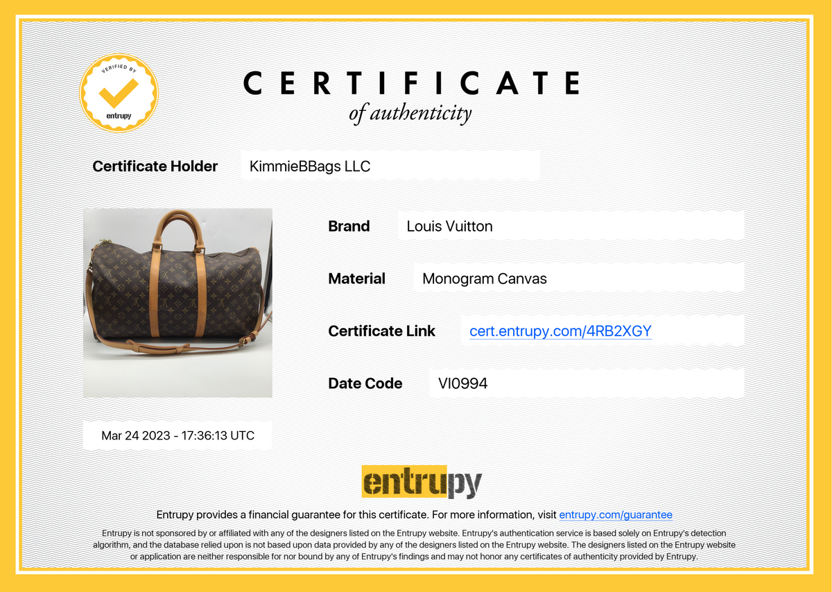 Vintage Louis Vuitton monogram travel keepall 50 duffle bag. Bandoulie –  eNdApPi ***where you can find your favorite designer  vintages..authentic, affordable, and lovable.