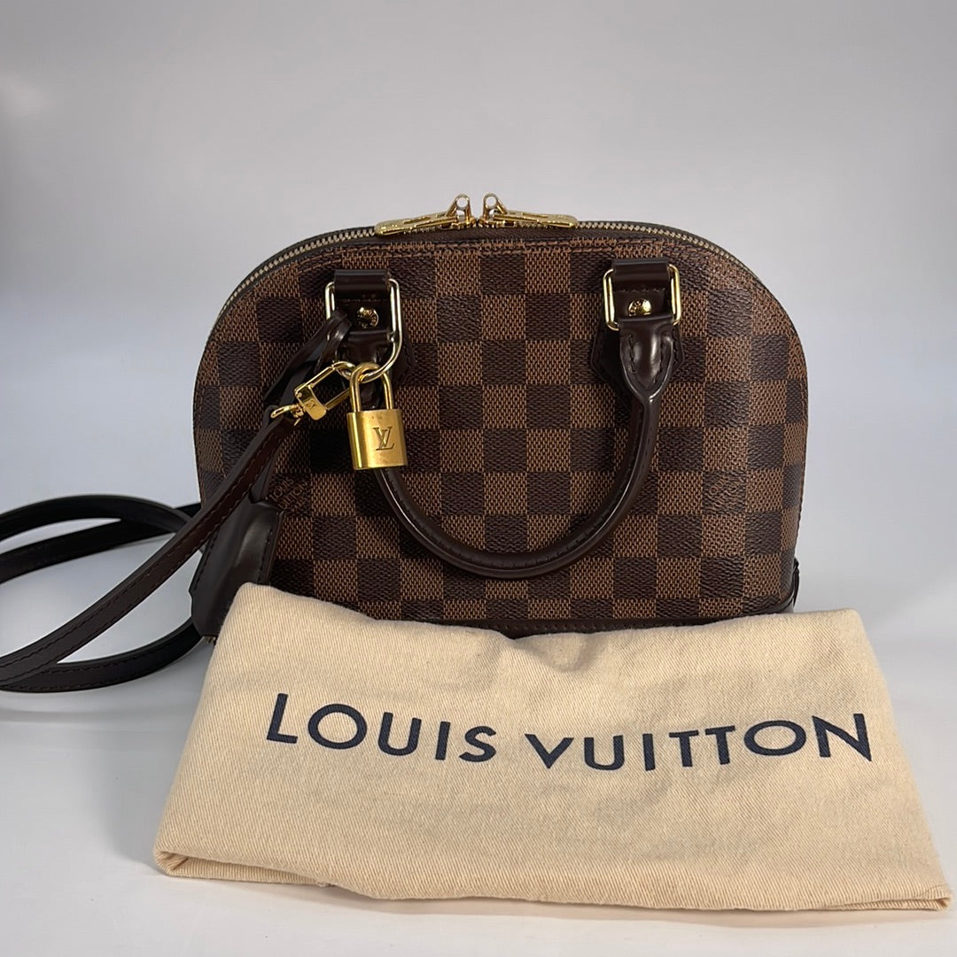 PRELOVED Louis Vuitton Alma BB Monogram Handbag with Crossbody