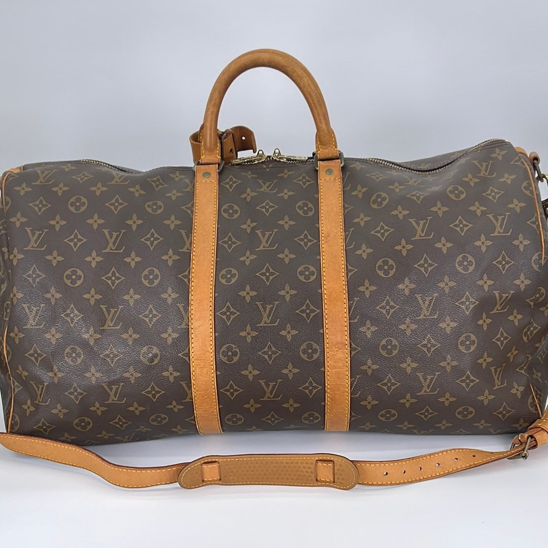 PRELOVED Louis Vuitton Keepall Bandouliere 55 Monogram Duffel Bag (NO  STRAP) VI864 063023