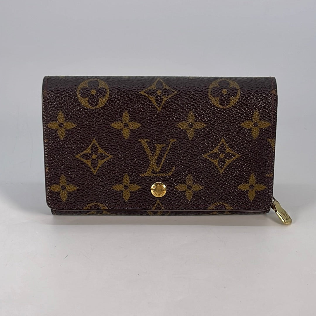 Louis Vuitton // Monogram Porte-Monnaie Billets Tresor Wallet // BA0960 //  Pre-Owned - Louis Vuitton, Goyard + Hermes - Touch of Modern