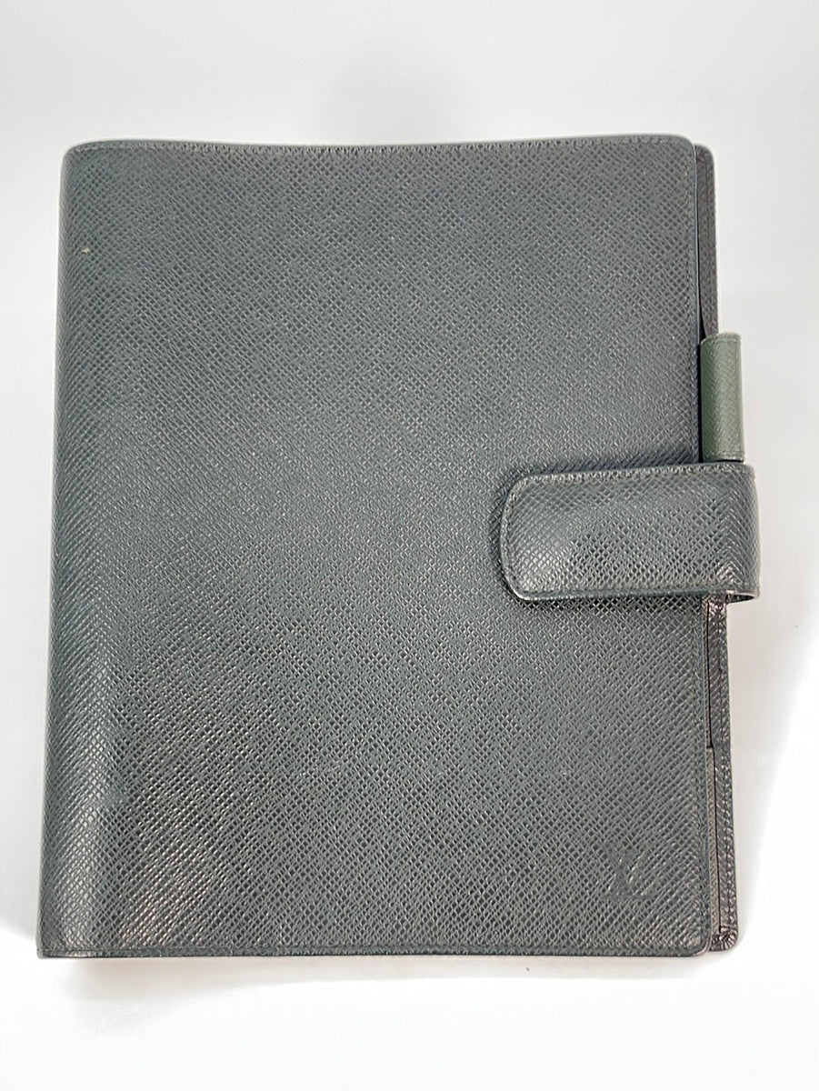 Authentic Louis Vuitton Forest Green Taiga Leather Agenda GM MI0975 01 –  KimmieBBags LLC