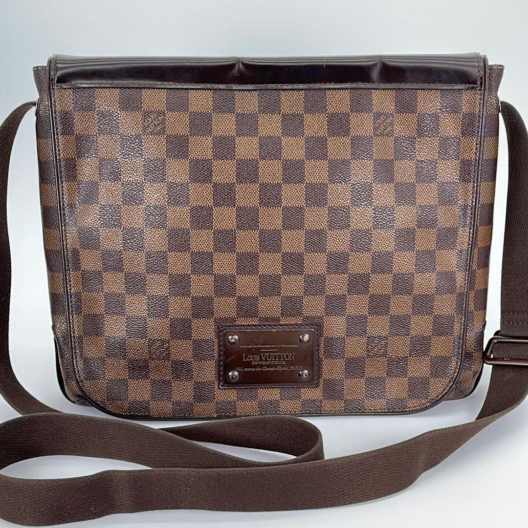 Louis Vuitton Brooklyn GM Damier Ebene Canvas Crossbody Bag on